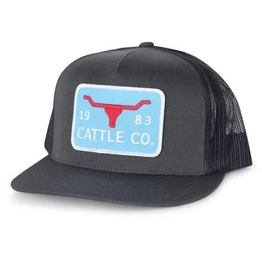 Whiskey Bent Hat Co The Chisholm Cap - Charcoal