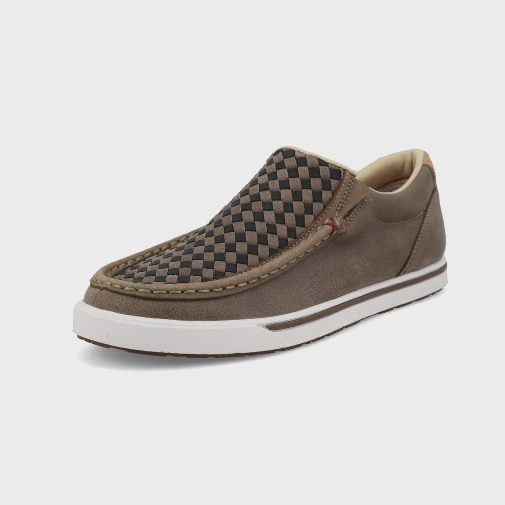 Women's Slip-On Kicks - Taupe Grey &amp; Black