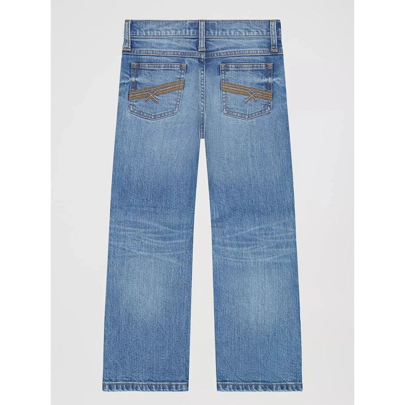 Wrangler Boy's Toddler 20X Bootcut Slim Western Jeans- Topsail