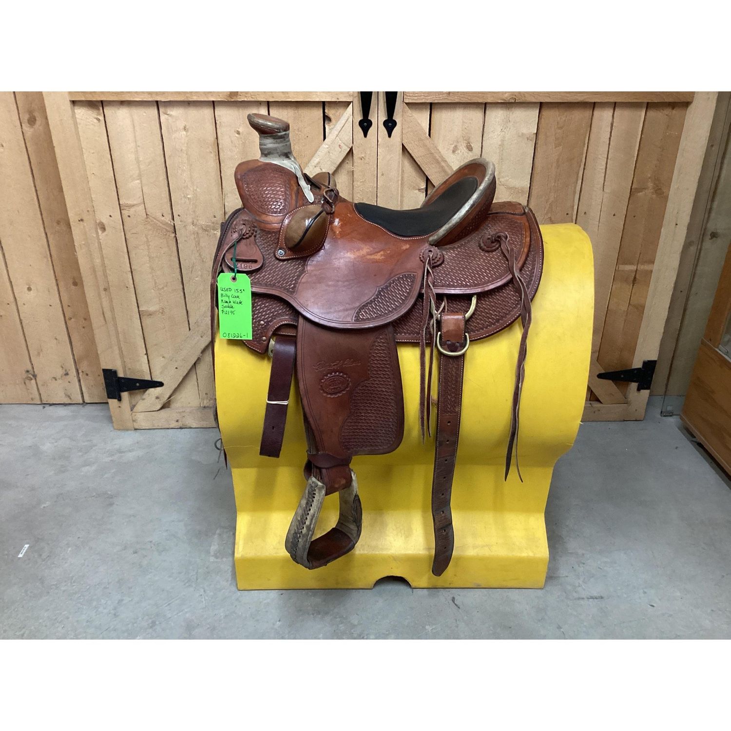 Used 15.5 Billy Cook Ranch Wade Saddle