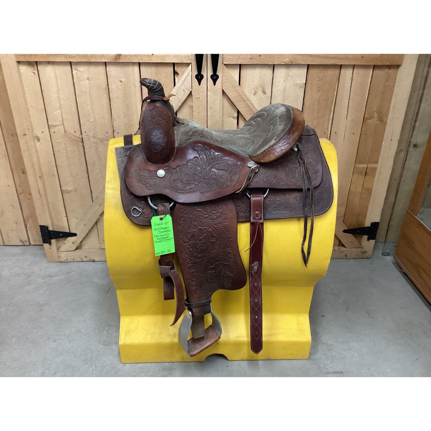 Used 15” Western Saddle (no name) - 0525-16
