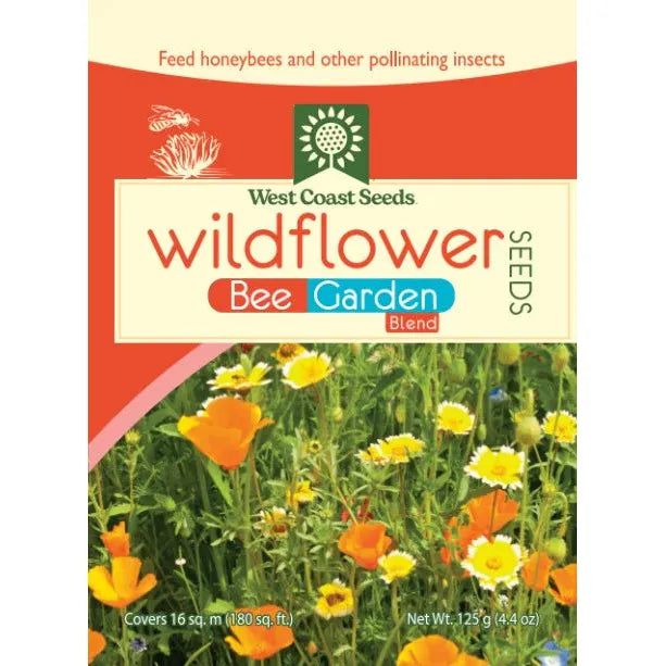 West Coast Seeds - Flower Seeds - Bee Garden Sprinkle Bag 25g
