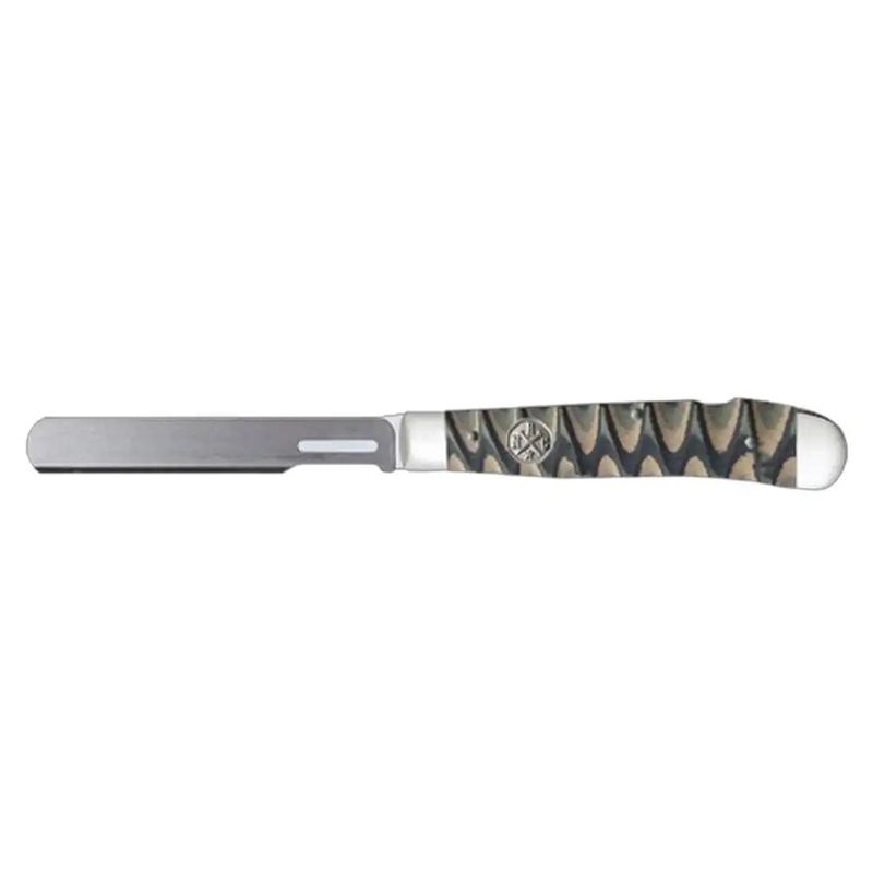 Whiskey Bent Brown Fang Bullcutter Trapper Knife