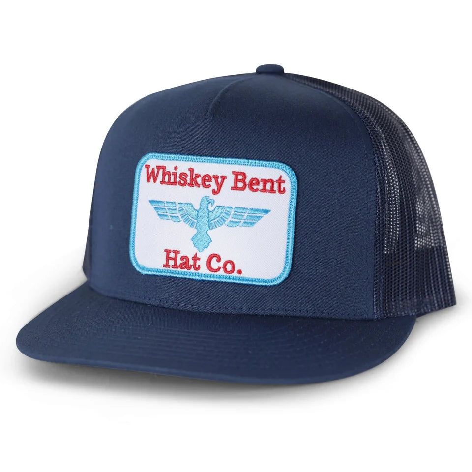 Whiskey Bent Hat Co Phoenix Navy Trucker Cap - Navy