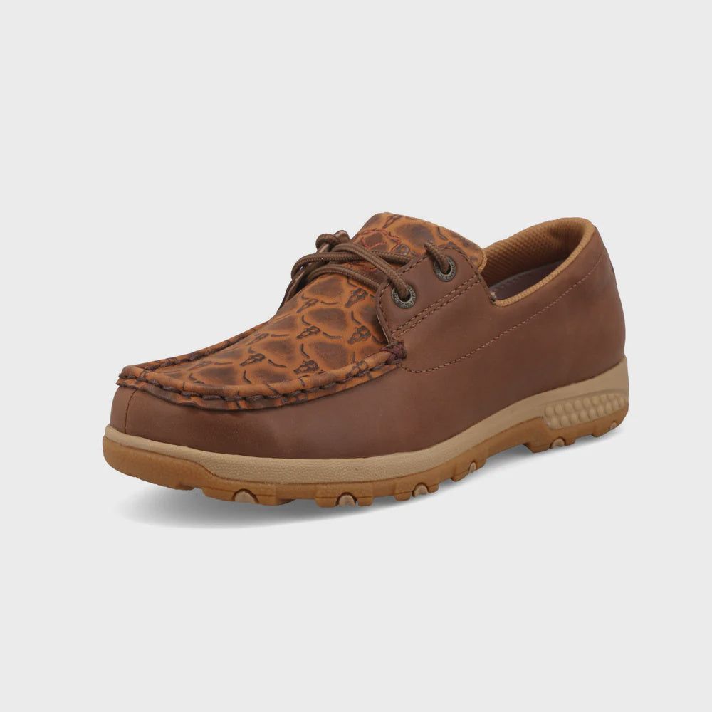Women's Boat Shoe Driving Moc - Brown Multi &amp; Rustic Brown