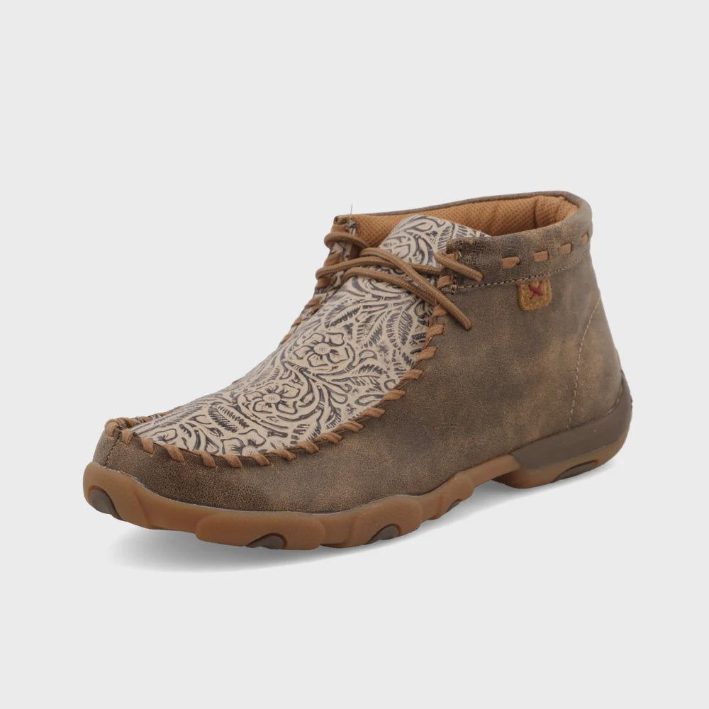 Women's Chukka Driving Moc - Bomber &amp; Nude Print