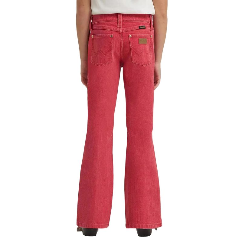 Wrangler Girl's Lainey Wilson Flare Jean - Red
