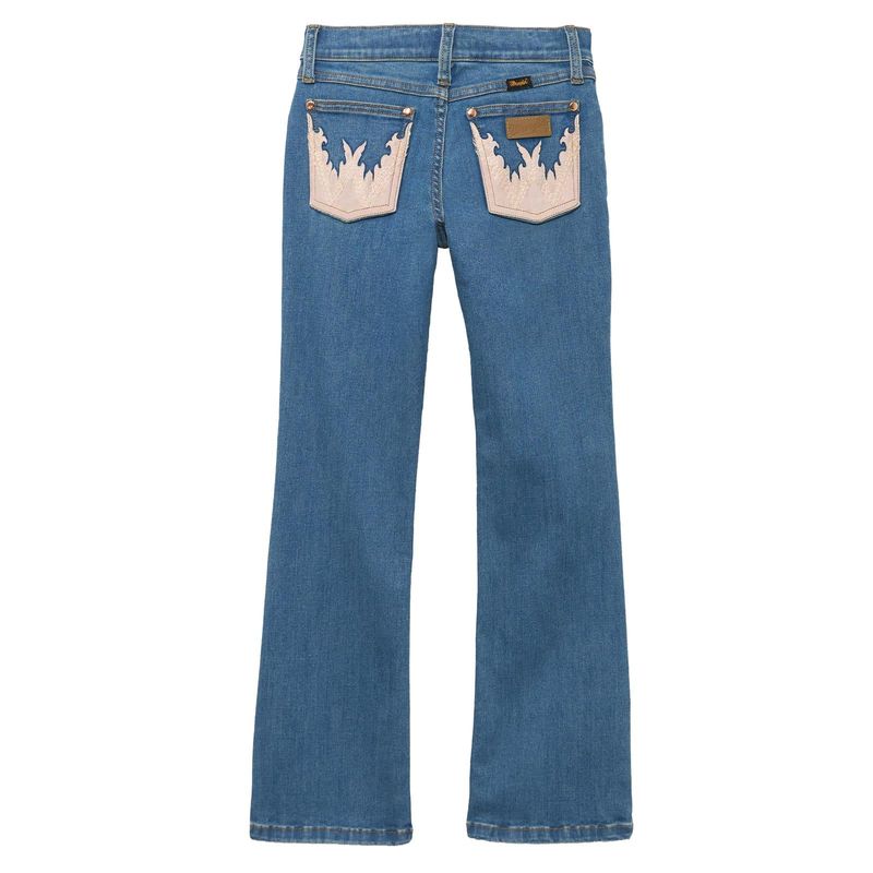 Wrangler Girl's Lainey Wilson Mae Boot Jean- Denim