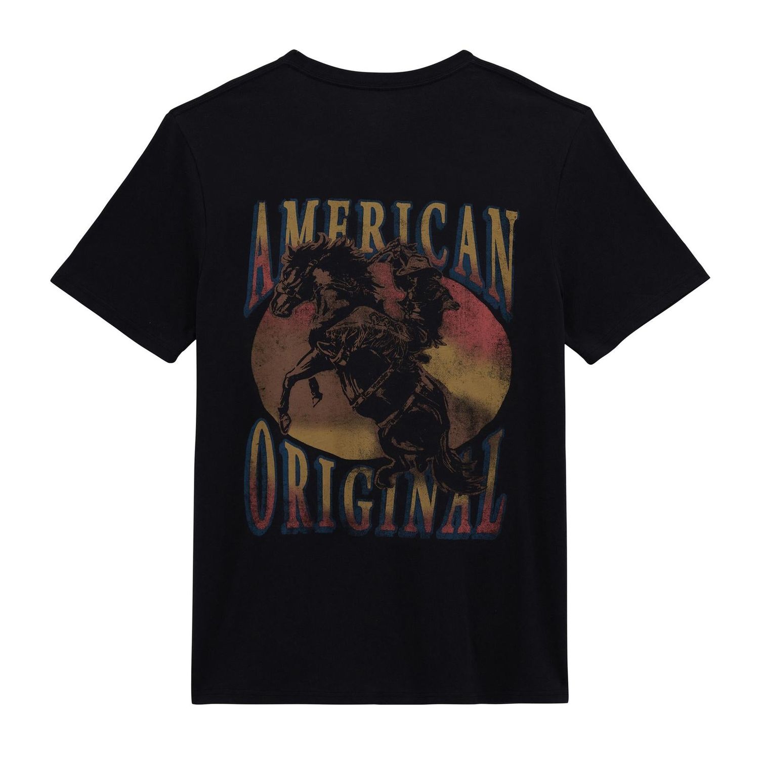 Wrangler Men's Graphic Short Sleeve Original Tee Shirt - Jet Black
