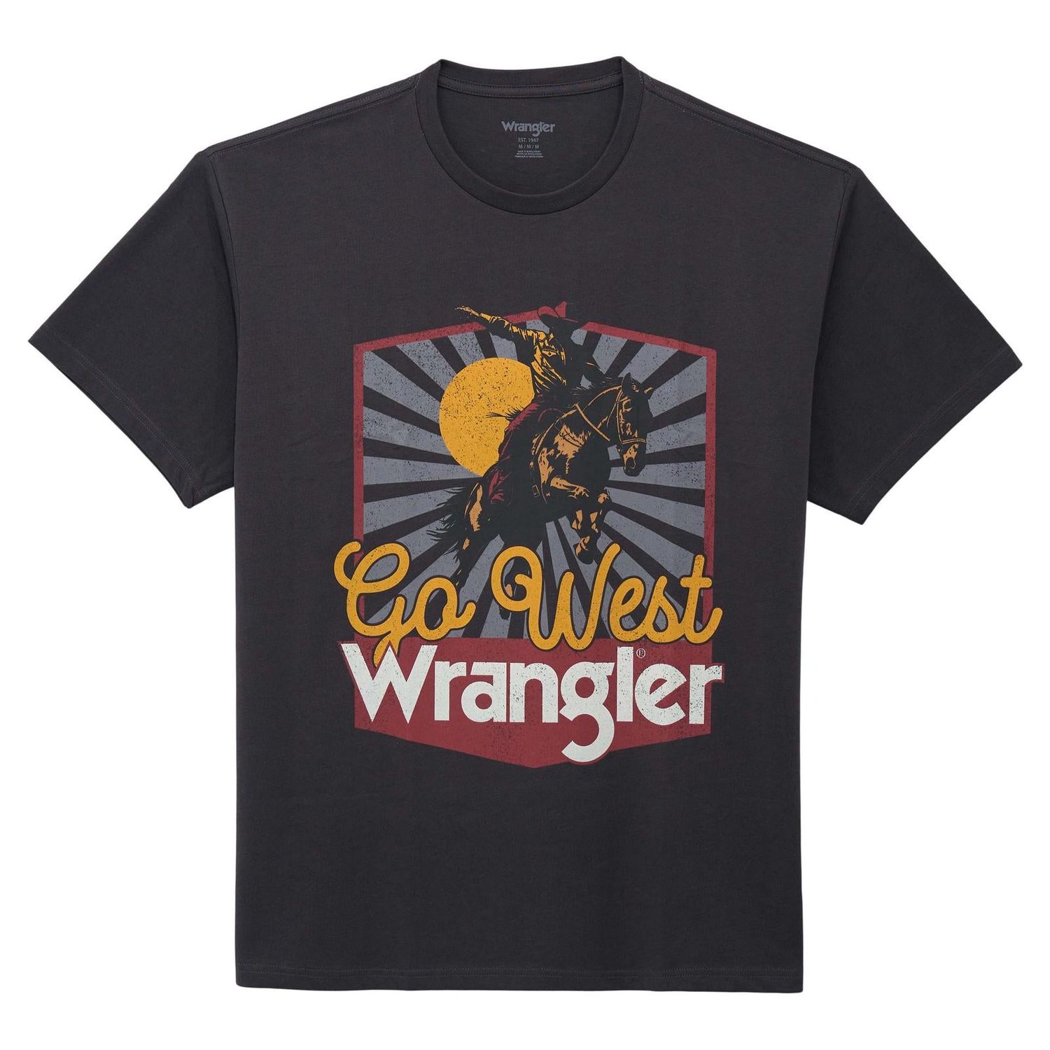 Wrangler Men's Graphic Short Sleeve Tee Shirt - Phantom