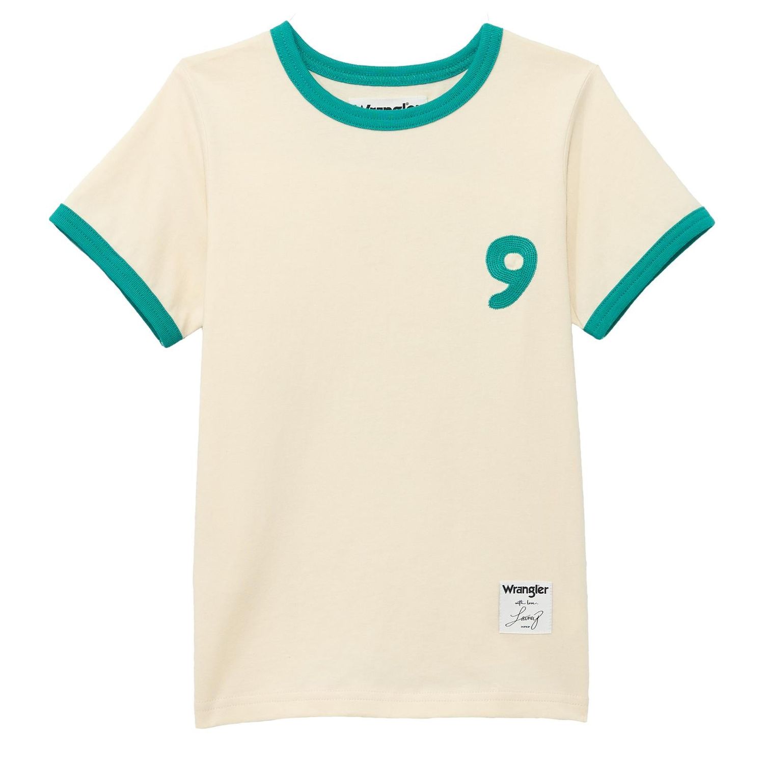 Wrangler Girl's Lainey Wilson Short Sleeve Good Jeans Tee Shirt- White