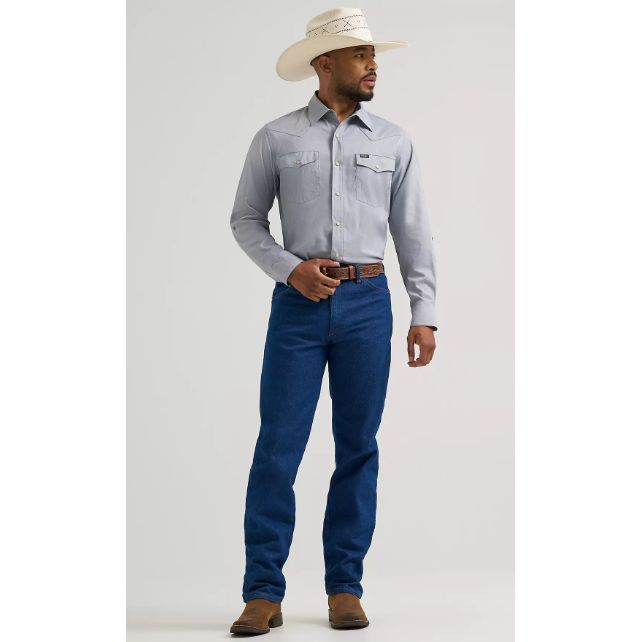 Wrangler Men's All Terrain Gear Drover Utility Shirt- Bering Sea