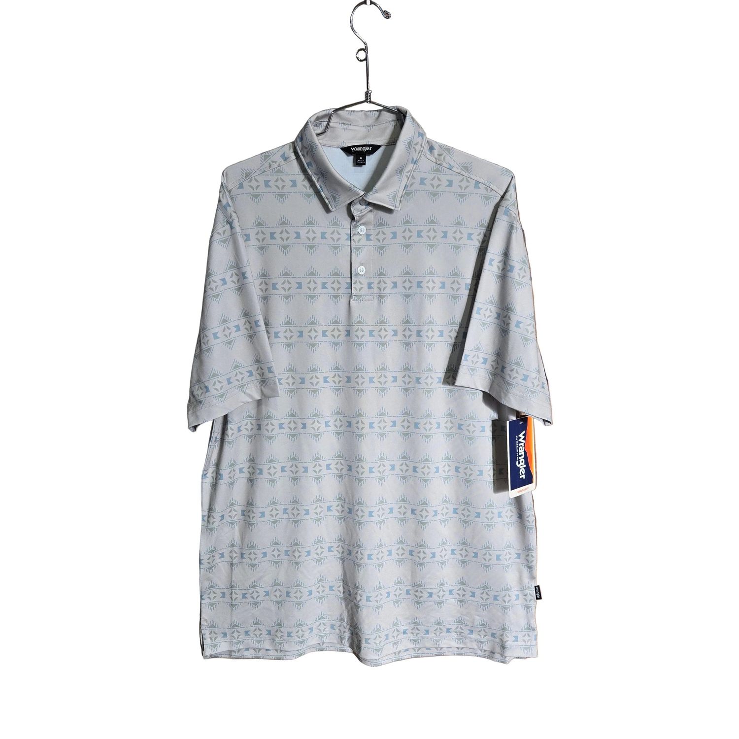 Wrangler Men's All Terrain Short Sleeve Gear Polo - Checotah Stripe