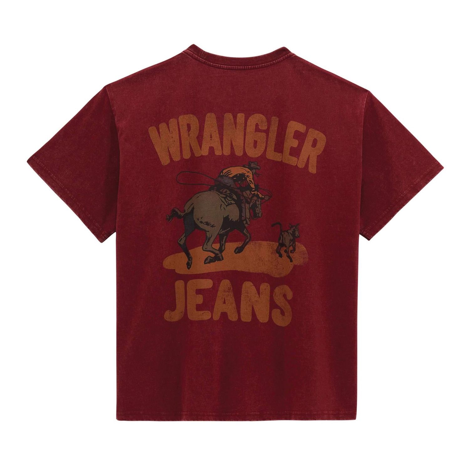 Wrangler Women's Retro® Graphic Short Sleeve Roper Tee Shirt - Pomegranate