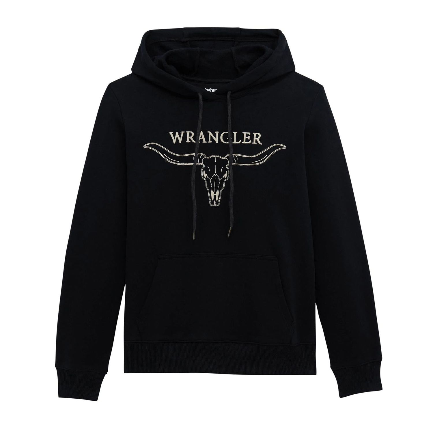 Wrangler Women's Retro® Horned Long Sleeve Hoodie - Black Beauty