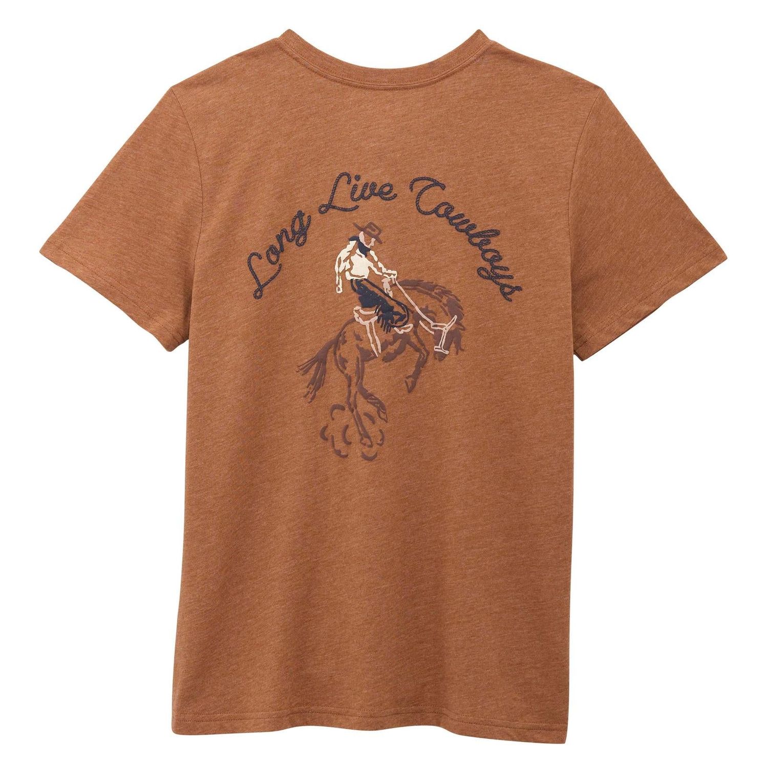 Wrangler Women's Short Sleeve Tee Shirt - Rawhide Heather