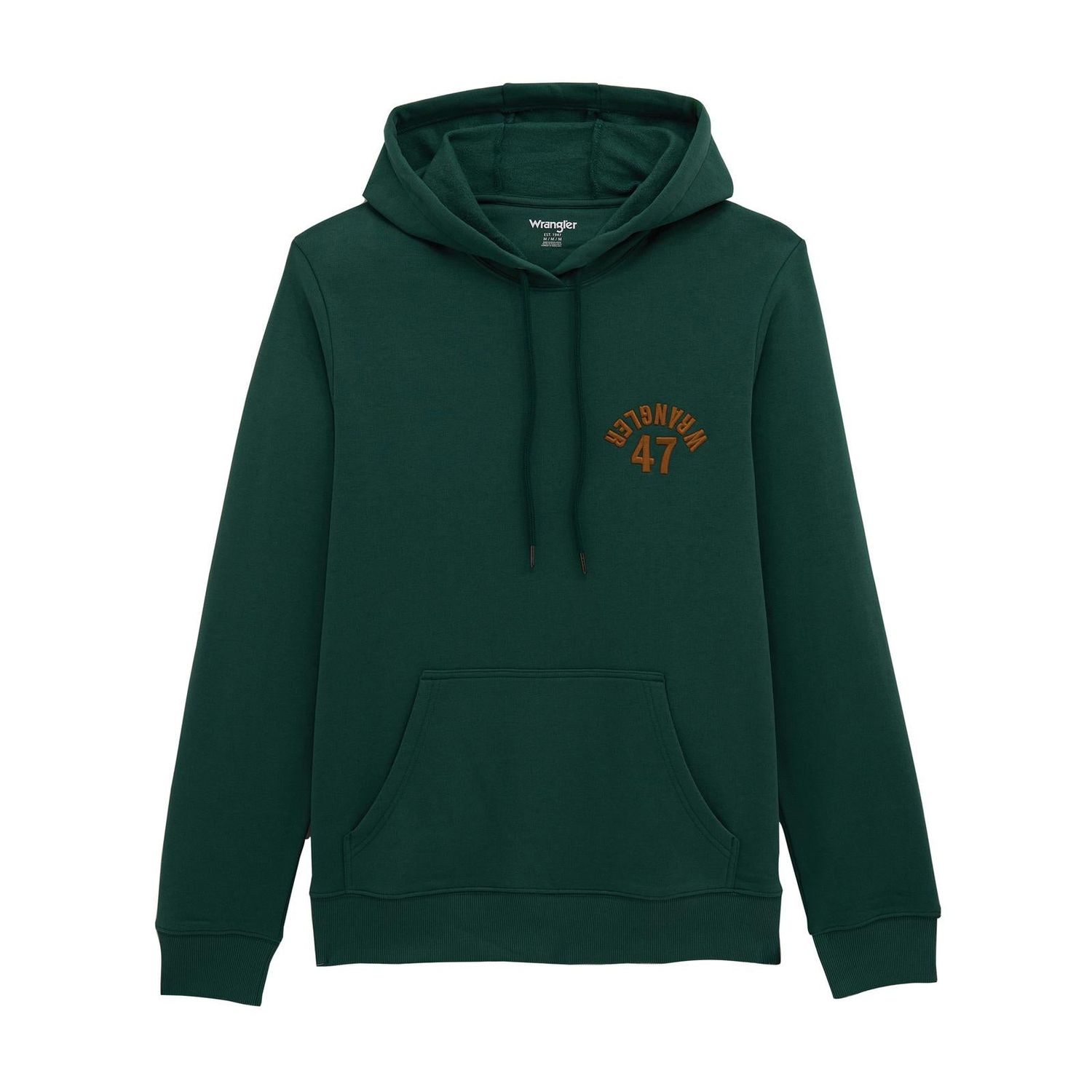 Wrangler Men's Backwards Wrangler Long Sleeve Hoodie - Hunter Green