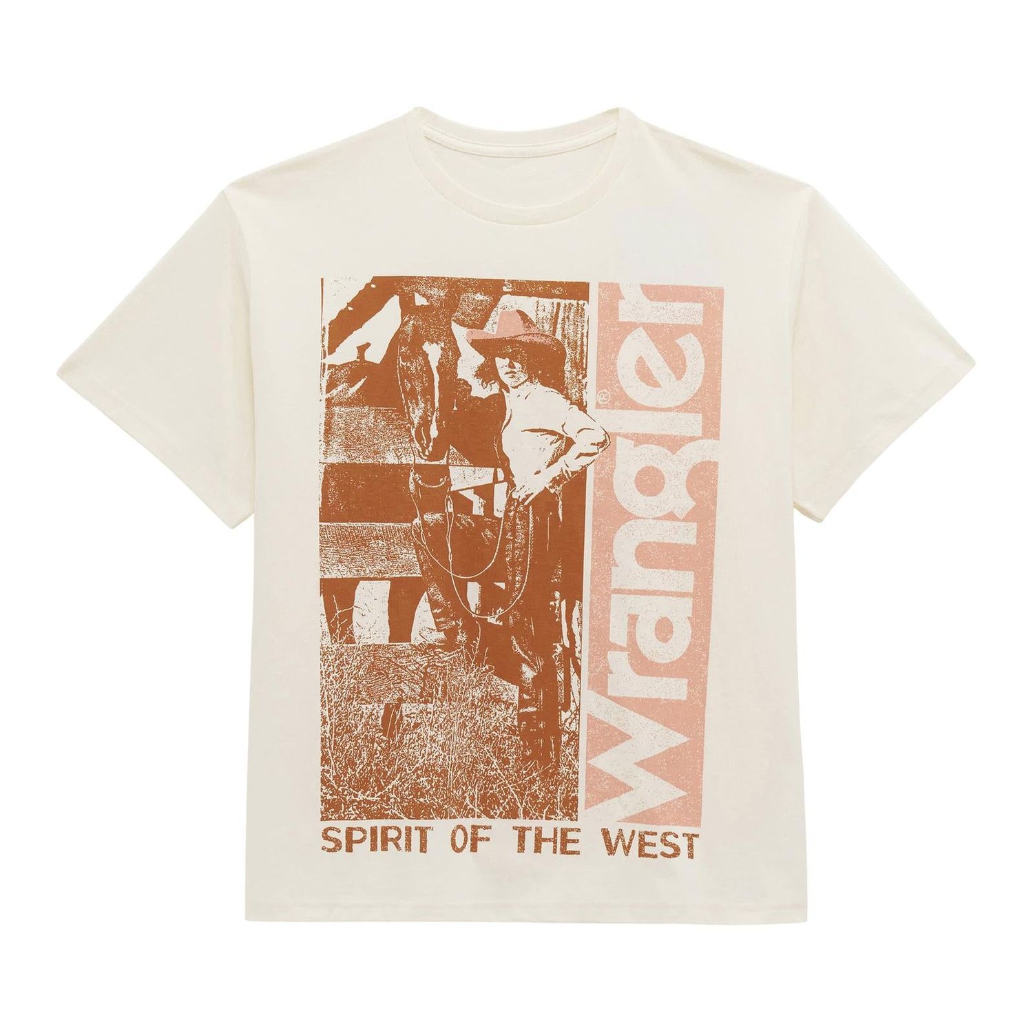 Wrangler Women's Retro® Graphic Short Sleeve Tee Shirt - Egret