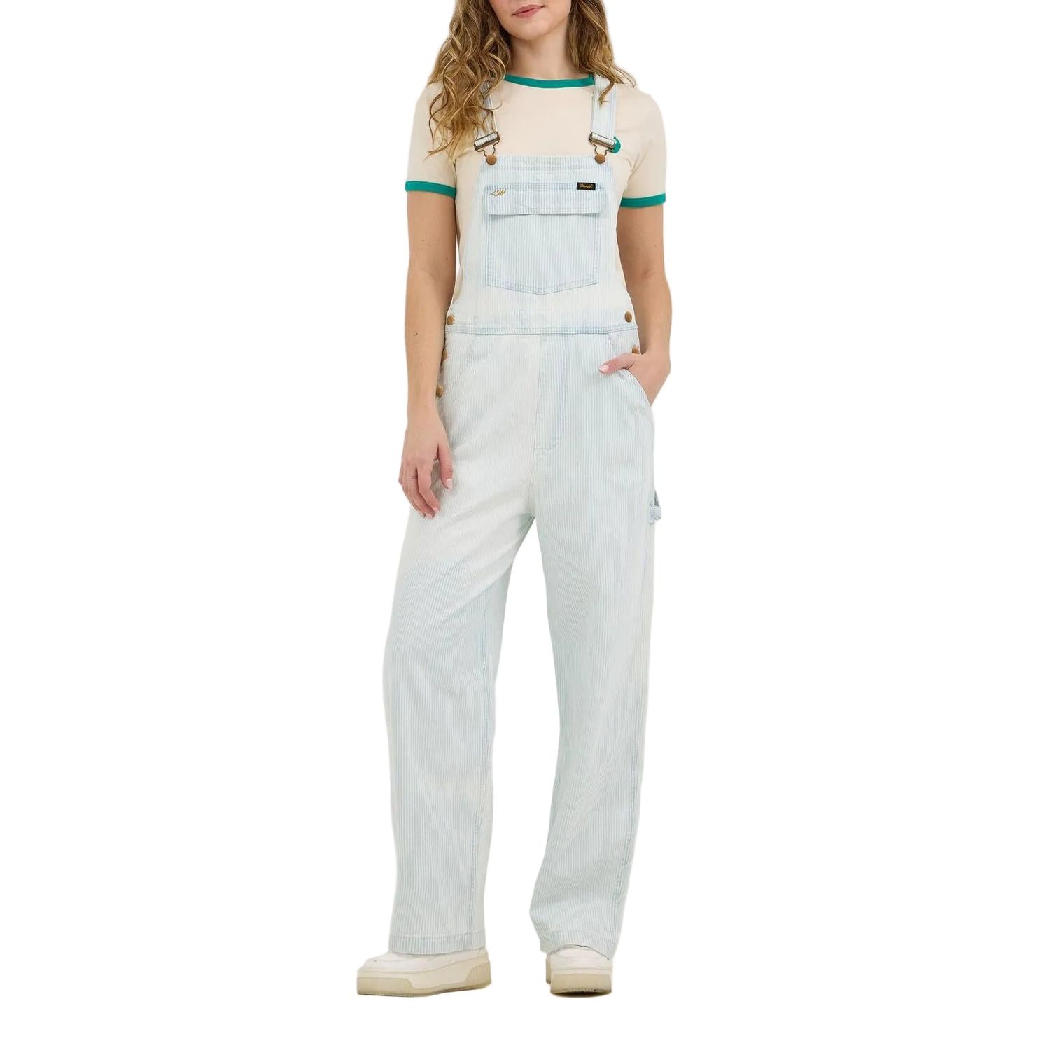 Wrangler Women's Lainey Wilson Stripe Overalls-