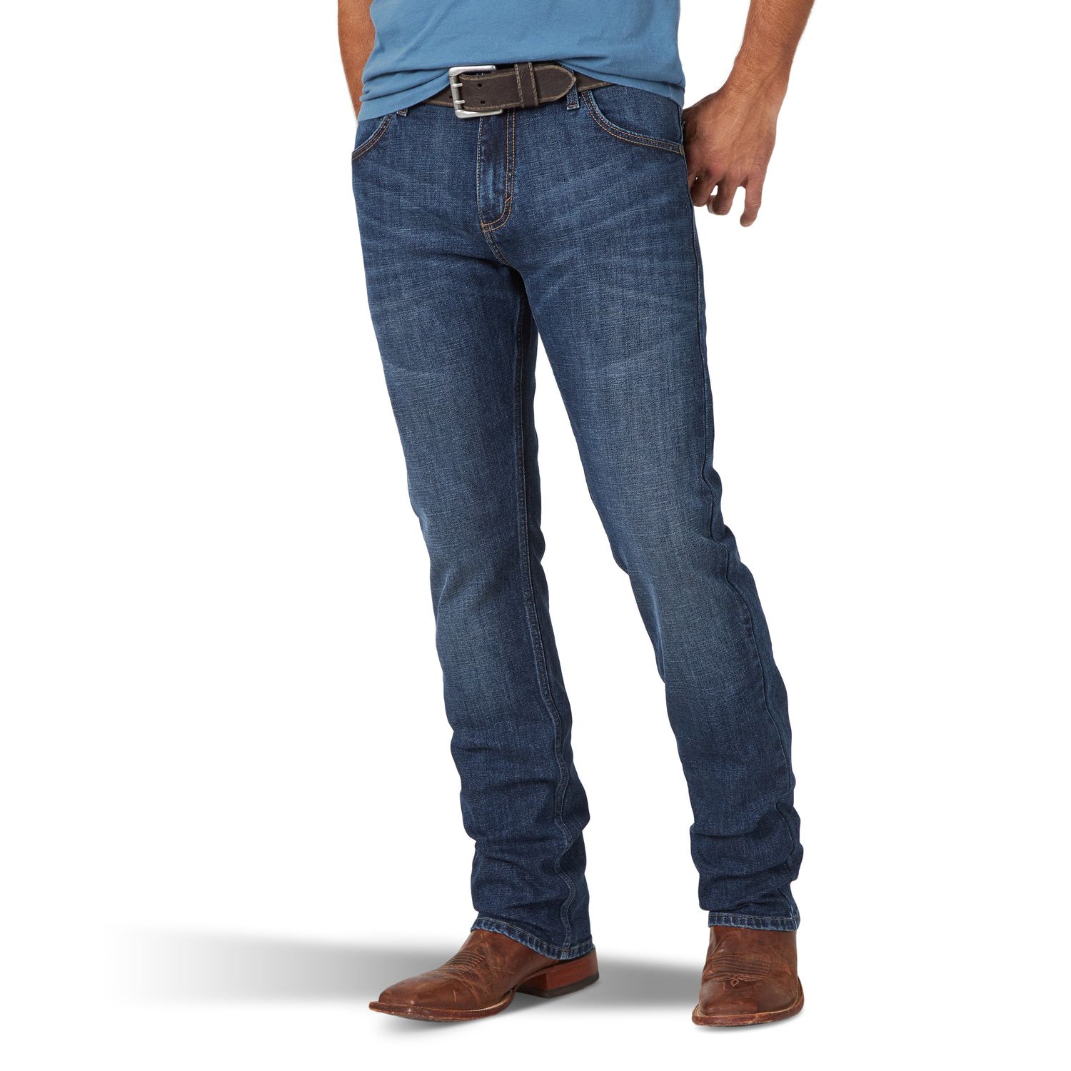 Wrangler Mens 20X No.44 Slim Straight Jeans - 44MWXVT