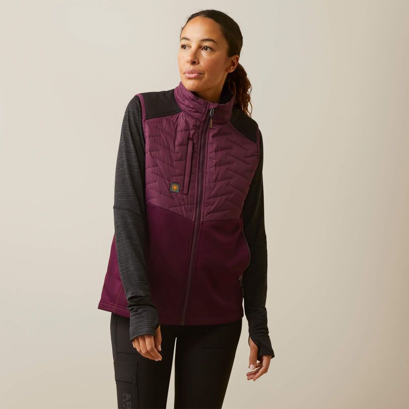 **Ariat Women's Rebar Cloud 9 Insulated Vest Potent Purple