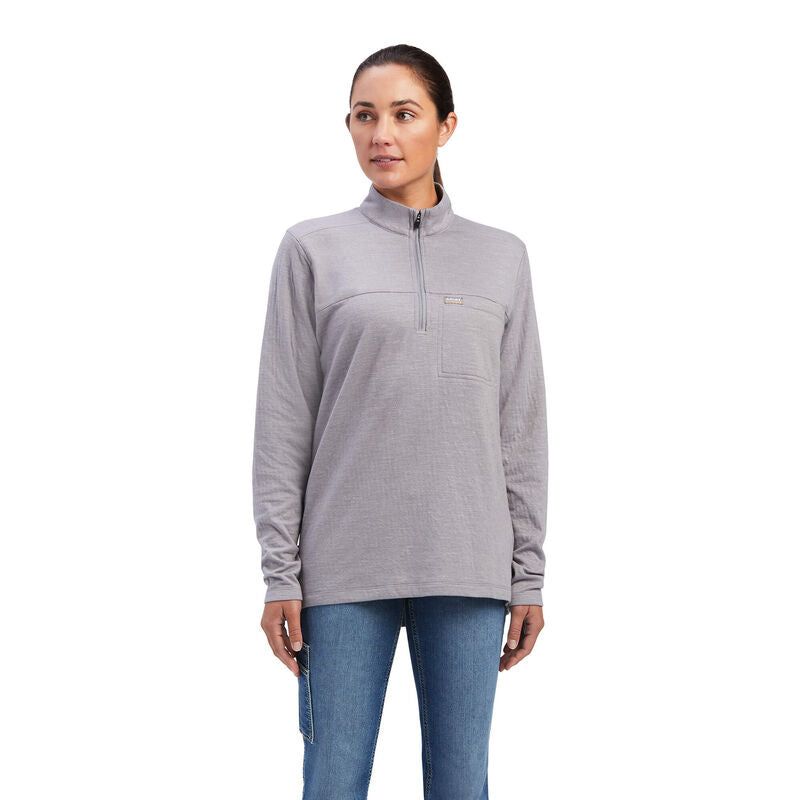 **Ariat Womens Rebar Foundation 1/4 Zip Shirt**FINAL SALE**