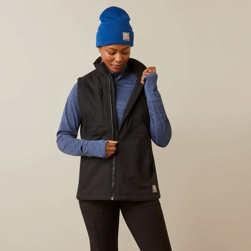 **Ariat Women's Rebar DuraCanvas Insulated Vest Black