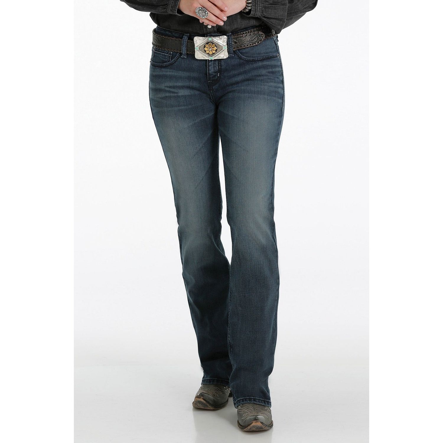 **Cruel Girl Womens Hannah Dark Stone Jeans**FINAL SALE**