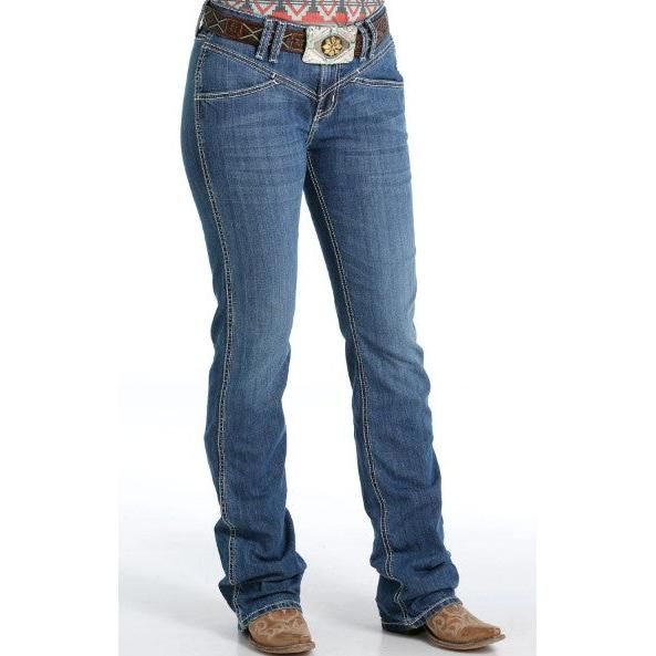 **Cruel Women's Hannah Medium Stone Jeans