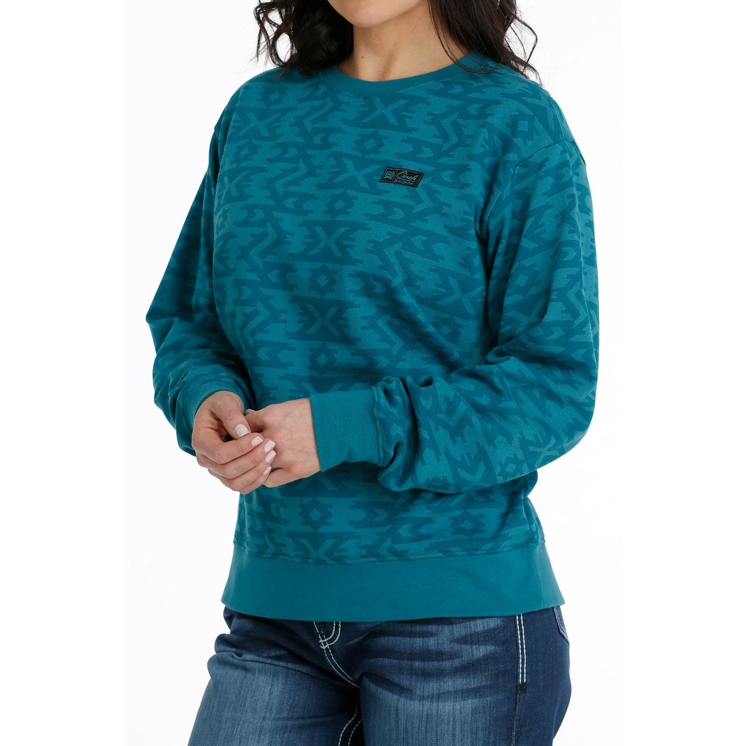 **Cinch Women's Pullover - Teal**FINAL SALE**