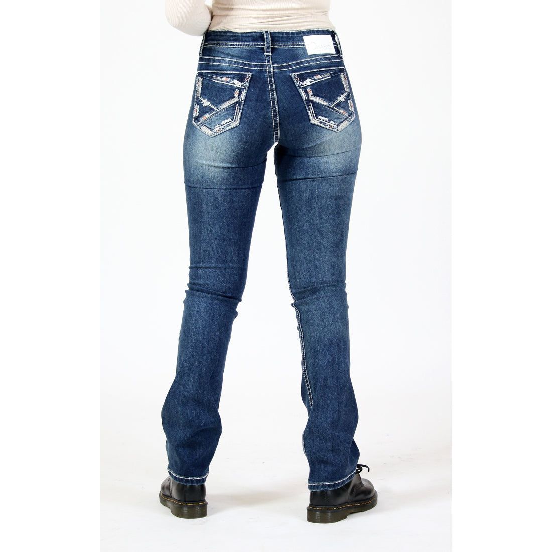 **Grace in LA Women's Easy Bootcut Jeans - W Border