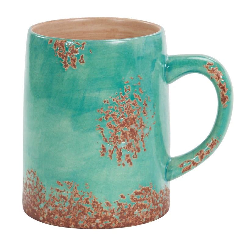 **Patina Turquoise Mug**FINAL SALE**