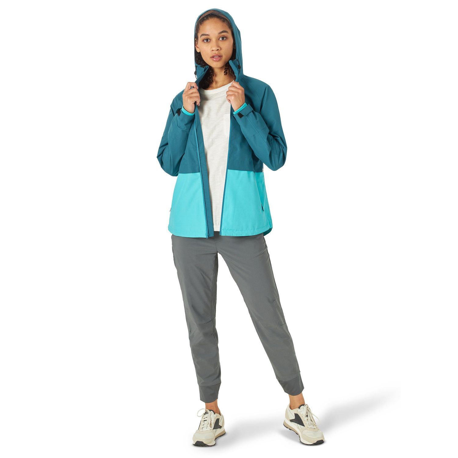 **Wrangler Women's Outdoor Rain Jacket - Submerged**FINAL SALE**
