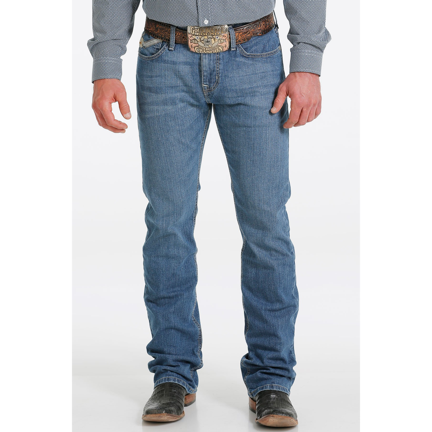 **Cinch Men's Slim Fit Ian Jeans - Medium Stonewash**FINAL SALE**
