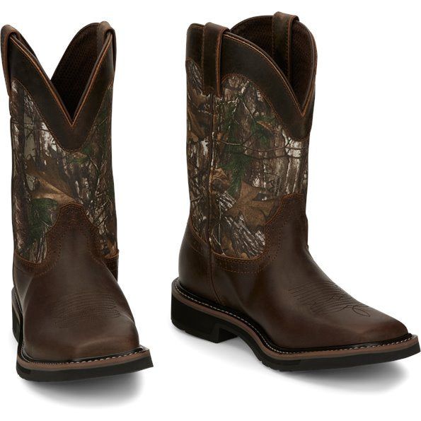 **Justin Mens Trekker Western Work Boot