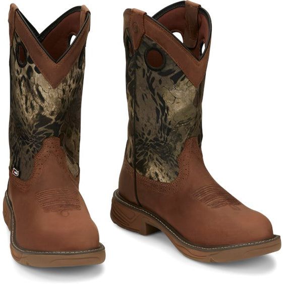 **Justin Mens Rush Western Work Boot