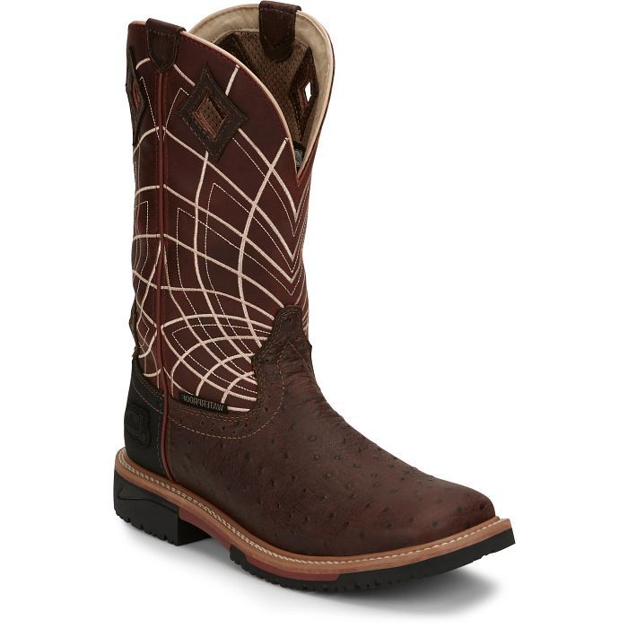 **Justin Mens Derrickman Western Work Boot