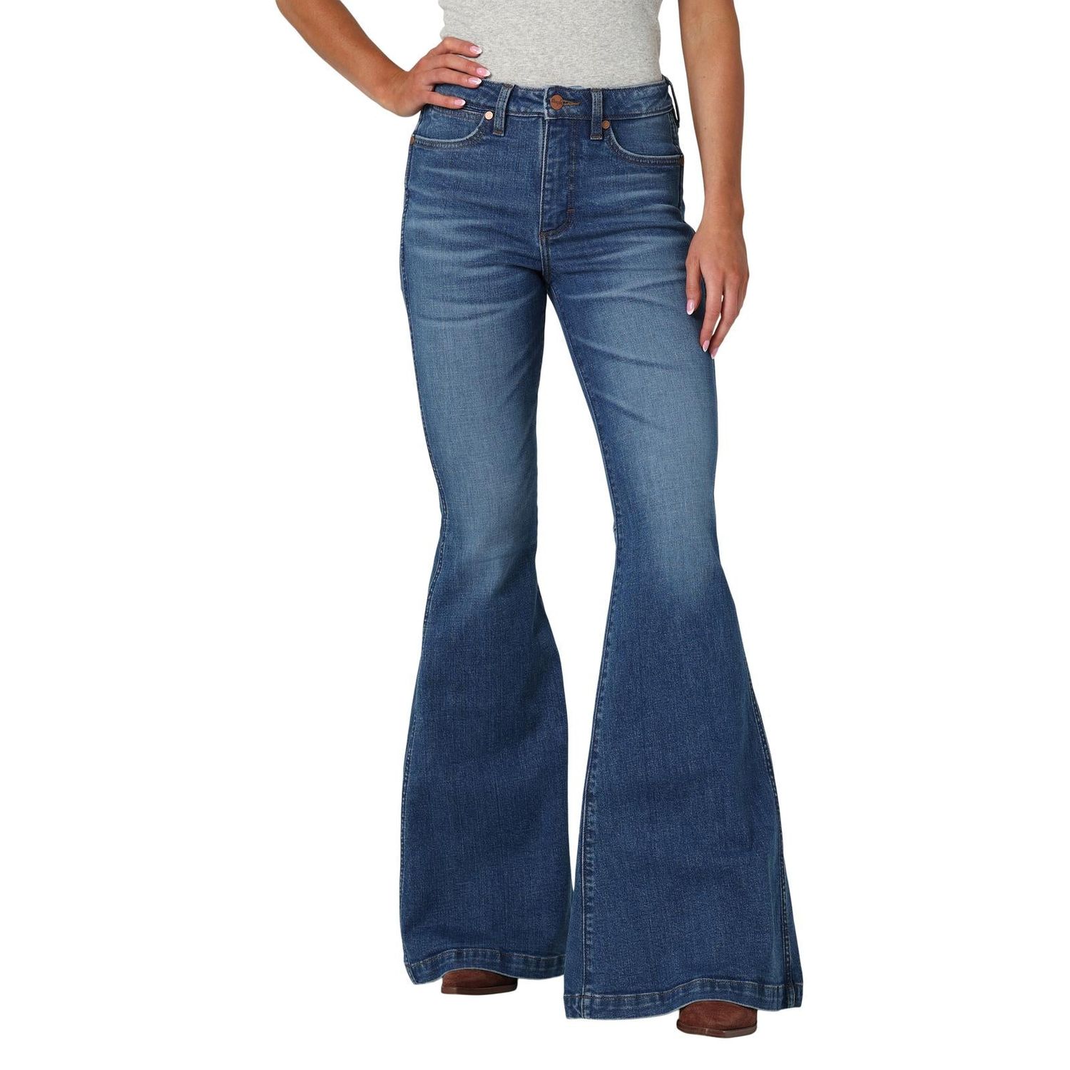 **Wrangler Women's Retro The Green Trumpet Flare Jeans - Ginny**FINAL SALE**