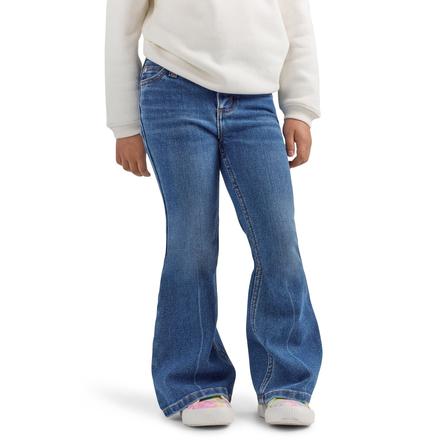 **Wrangler X Barbie Girl's Flare Jeans - Medium Wash**FINAL SALE**
