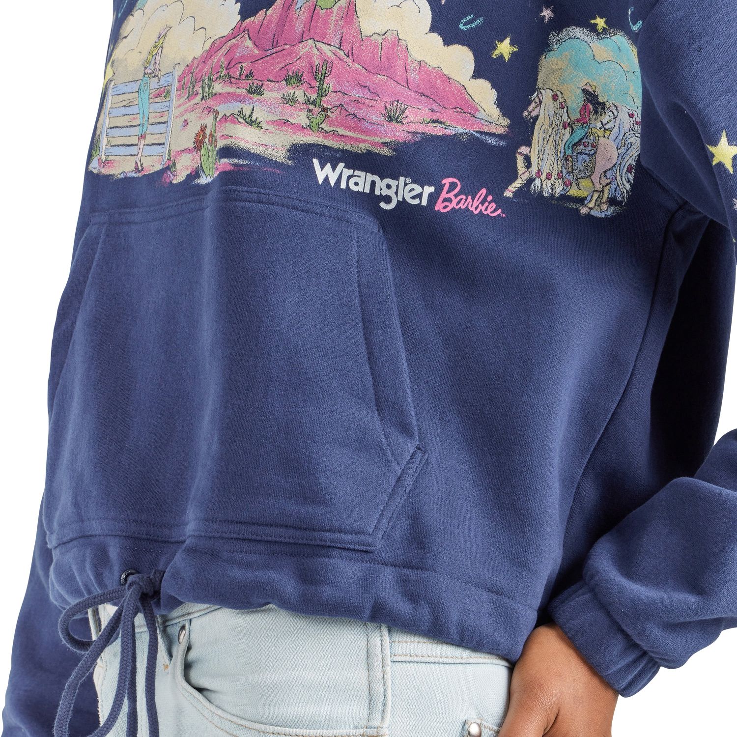 **Wrangler X Barbie Women's Hoodie - Blue**FINAL SALE**