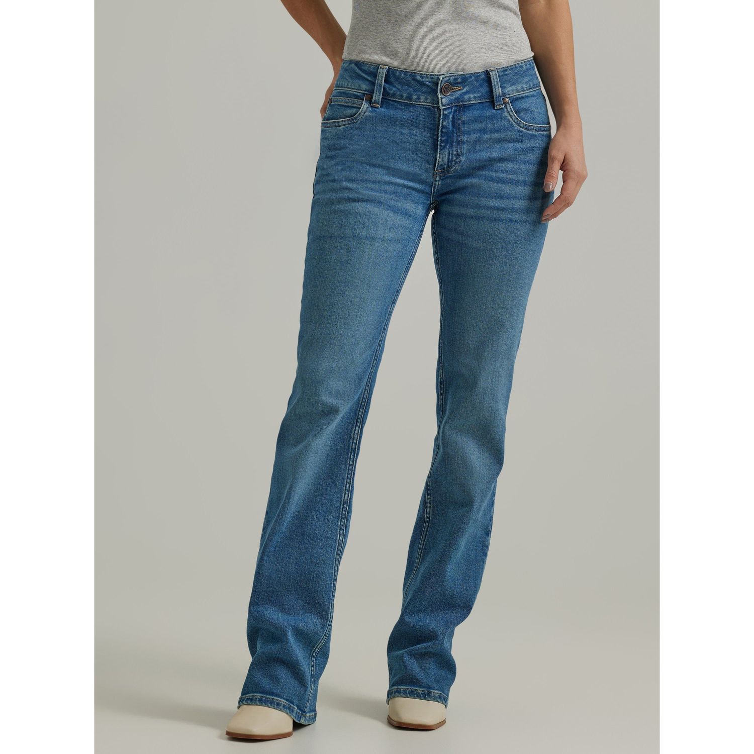 **Wrangler Women's Retro Mae Mid Rise Bootcut Jeans - Lilibeth**FINAL SALE**