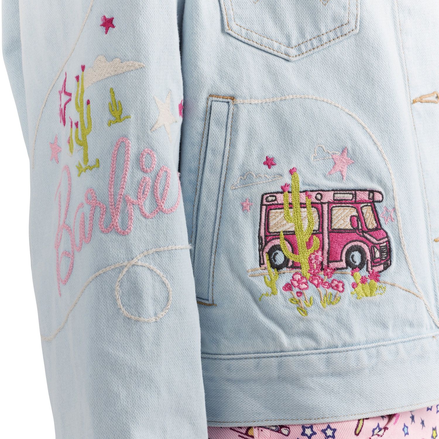 **Wrangler X Barbie Women's Collectable Jacket - Light Wash**FINAL SALE**