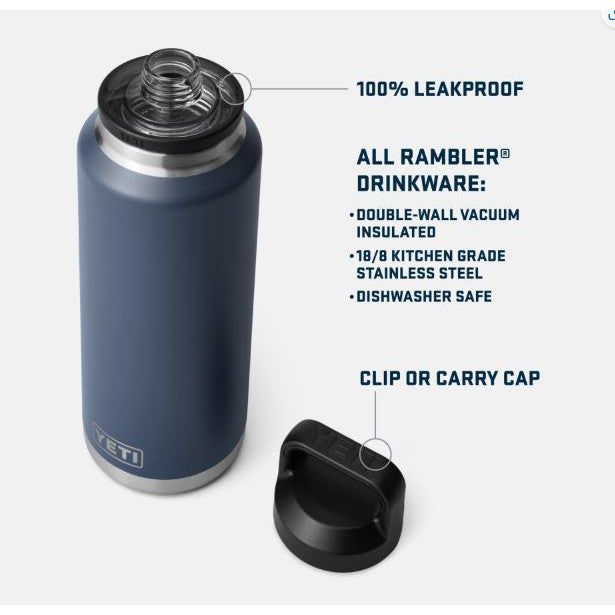 YETI Rambler 1.36 L Bottle with Chug Cap