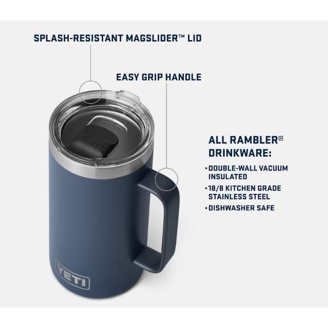 YETI Rambler 710 mL Mug with MagSlider Lid