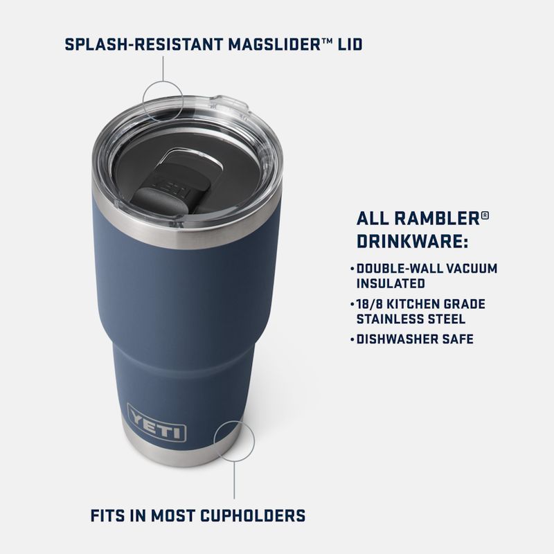 Yeti Rambler 887ml Tumbler w/Magslider Lid