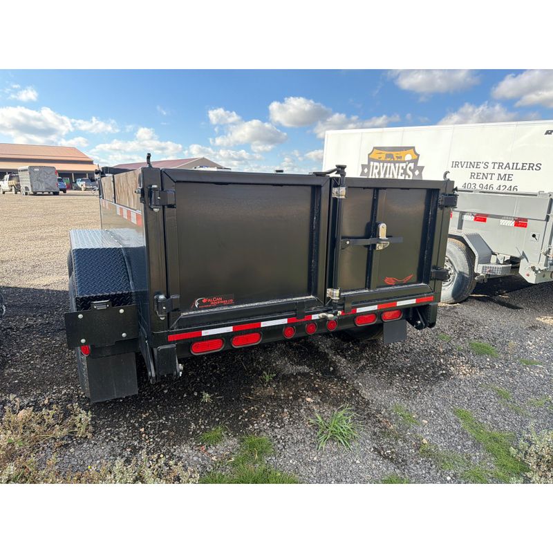 2026 Falcan FLD-270 5'x10' Dump Trailer-Black