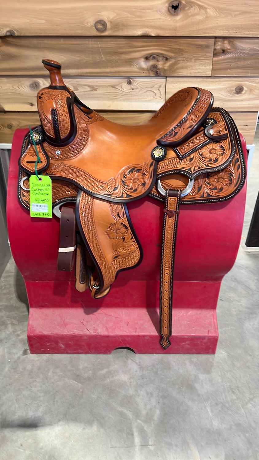Irvine Custom USA 16" Cowhorse Saddle-0293-3450