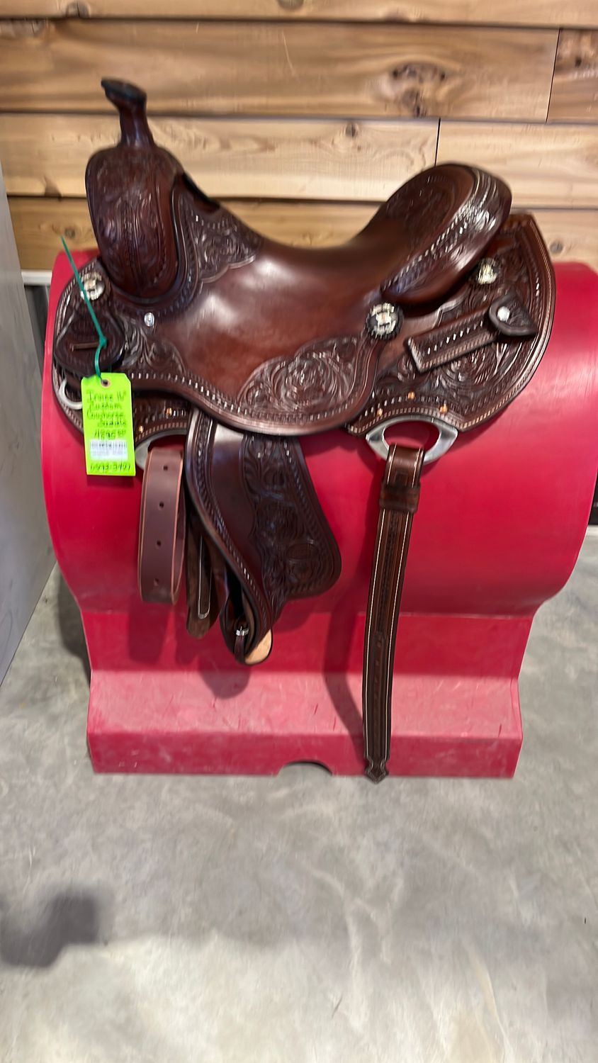Irvine Custom 16" Cowhorse Saddle-0293-3427