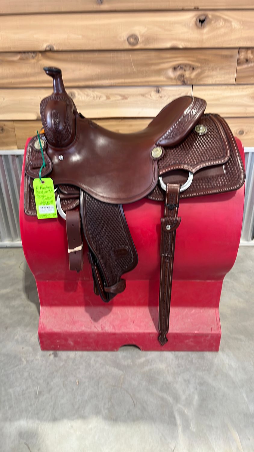 R. Ruelas Custom 16.5" Ranch Cutting Saddle-0295-3439