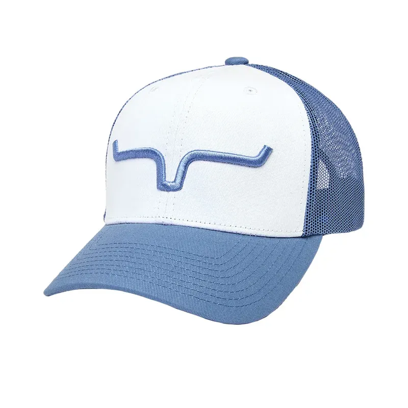 Kimes Weekly Trucker Ball Cap - White/Slate